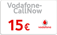 Vodafone CallNow Guthabenkarte
