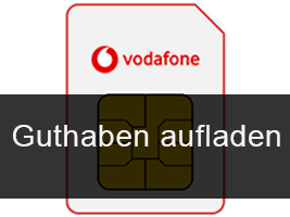 Vodafone CallYa Prepaid Karte mit Guthaben aufladen