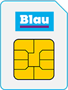 BLAU Prepaid SIM Karte